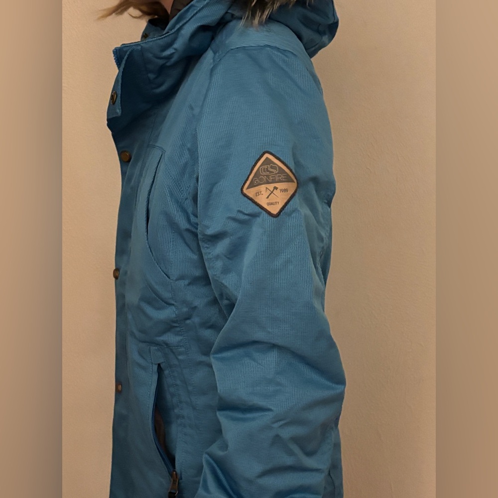 Women’s Snowboard Coat Bonfire TuffDry Mystic Heat - GOLD 20k-15k - Picture 4 of 12